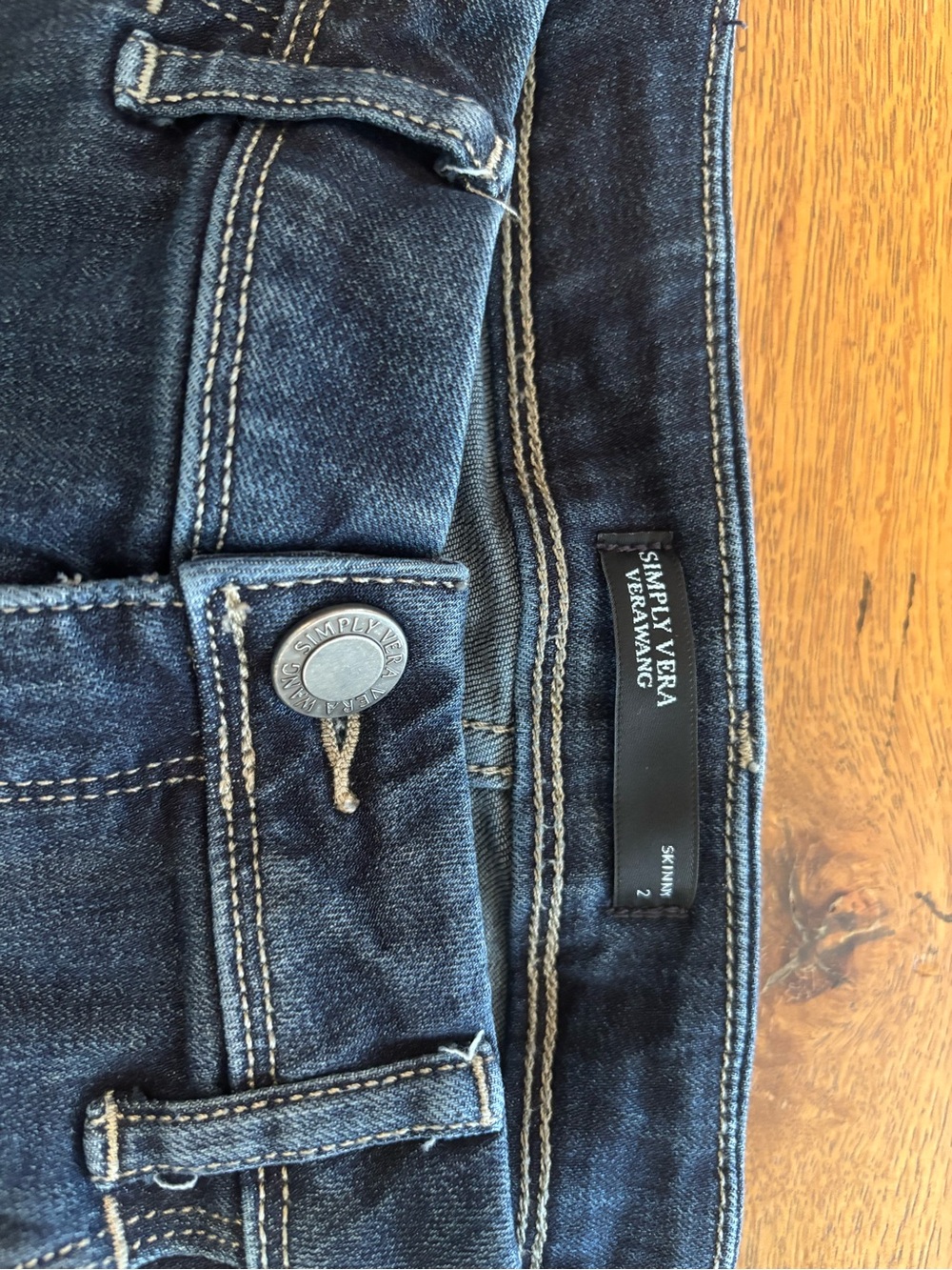 Simply Vera Vera Wang Men’s Indigo Skinny Jeans